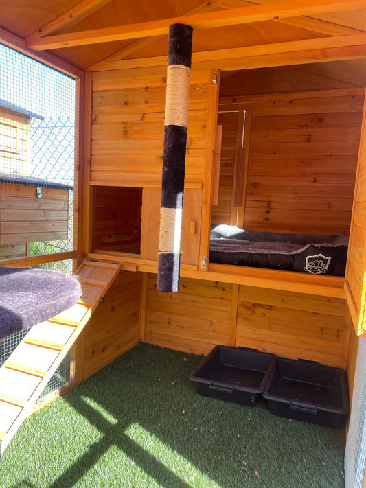 Chalet pension chat 5m² – Volcagriffes