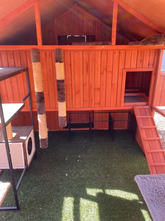 Chalet pension chat 9m² – Volcagriffes